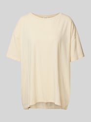 T-Shirt mit Label-Stitching Modell 'PYMAZ' von American Vintage Beige - 28