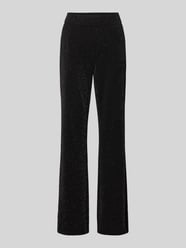 Flared stoffen broek met elastische band van Christian Berg Woman - 36