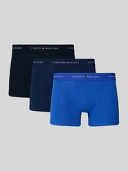 Obcisłe bokserki z mieszanki bawełny w zestawie 3 szt. od Tommy Hilfiger - 2