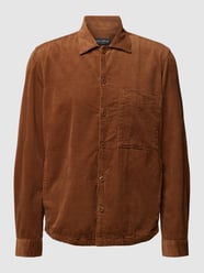 Hemdjacke aus Cord von Marc O'Polo Braun - 21