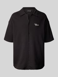 Relaxed Fit Freizeithemd mit Label-Stitching Modell 'SIGNAR' von Pegador - 10