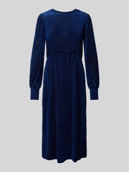 Midikleid mit Strukturmuster von Christian Berg Woman Selection Blau - 44