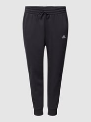 PLUS SIZE Sweatpants mit labeltypischen Galonstreifen von Adidas Sportswear Plus Grau / Schwarz - 24