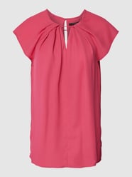 Blusenshirt mit seitlichen Schlitzen von comma Pink - 5