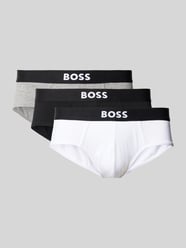 Slip mit elastischem Label-Bund im 3er-Pack von BOSS - 17