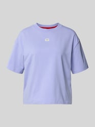 Comfort fit pyjamabovendeel van een mix van katoen en modal, model 'SIGNATURE-TSHIRT' van HUGO - 14