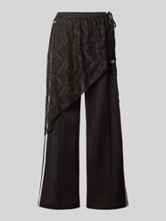 Loose fit sweatbroek van katoenmix model '2IN1 LACE FIREBIRD' van adidas Originals - 14