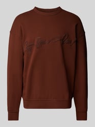 Sweatshirt mit Label-Stitching von G-Star Raw Rot - 12