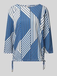 Top bluzkowy o kroju regular fit z wzorem na całej powierzchni od s.Oliver RED LABEL - 37