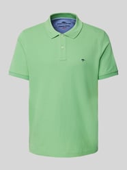 Regular fit poloshirt met logostitching van Fynch-Hatton - 24