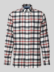 Freizeithemd mit Button-Down-Kragen von Christian Berg Men Grau - 9