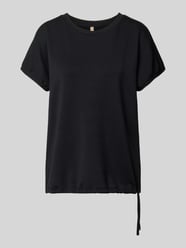 t-shirt z mieszanka moheru z okrągły dekolt model 'BANU' od Soyaconcept - 12