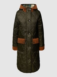 Steppmantel mit Cord-Besatz Modell 'MICKLEY' von Barbour - 10