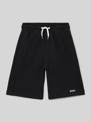 Regular Fit Sweatshorts mit Label-Print von Boss - 2