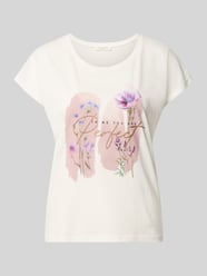 t-shirt z nadrukiem z motywem i napisem od Christian Berg Woman - 43