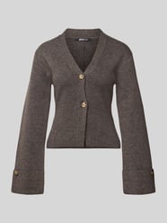 Slim fit cardigan met wol in tricotlook van Gina Tricot - 10