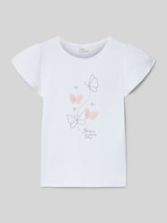 T-shirt o kroju regular fit z czystej bawełny od s.Oliver RED LABEL - 42