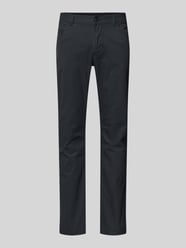 Straight Leg Chino mit Strukturmuster von Christian Berg Men Schwarz - 39