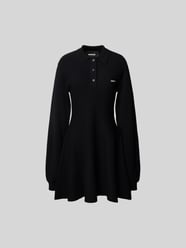 Strickkleid mit Label-Detail von ROTATE - 14