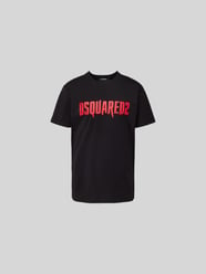 T-Shirt mit Label-Print von Dsquared2 Schwarz - 8