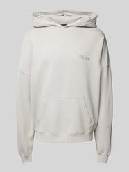 Hoodie mit Label-Print Modell 'MINER' von Pegador - 14