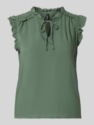 Regular Fit Blusentop aus reiner Viskose Modell 'ALBA' von VERO MODA - 26