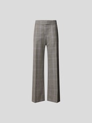 Bundfaltenhose mit Hahnentrittmuster von Alexandre Vauthier Lila - 36