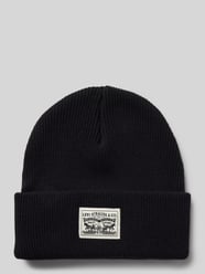 Beanie mit Label-Patch Modell 'BACKPATCH' von Levi's® Schwarz - 46