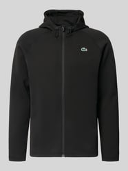 Bluza rozpinana o kroju regular fit z dodatkiem bawełny od Lacoste Sport - 18