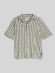 Koszula casualowa o kroju relaxed fit z mieszanki bawełny i lnu od Tom Tailor Denim - 8