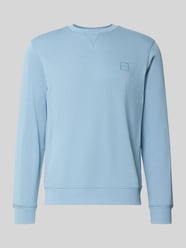 Regular fit sweatshirt van puur katoen, model 'WESTART' van BOSS Orange - 32