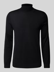 Rollkragenpullover aus Wolle Modell 'TRAY' von SELECTED HOMME Schwarz - 15