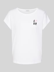 T-Shirt mit Motiv-Print von Marc O'Polo Weiß - 20