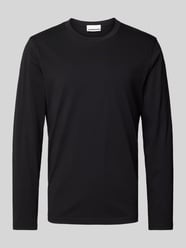 Longsleeve mit geripptem Rundhalsausschnitt Modell 'JAANONO' von Armedangels - 1