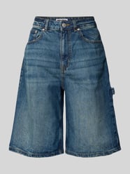 Baggy Fit Jeansshorts im 5-Pocket-Design von Review - 27