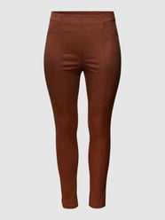 PLUS SIZE legging in suèdelook van ONLY CARMAKOMA Bruin - 21