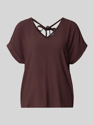 Blusenshirt aus Viskose-Mix mit fixiertem Ärmelaufschlag von zero - 13