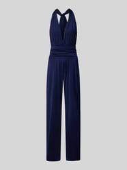 Jumpsuit mit V-Ausschnitt und rückseitiger Schnürung von Rose Avenue - 44