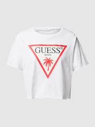 T-Shirt mit Label-Print von Guess - 5