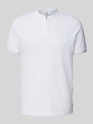 T-Shirt mit kurzer Knopfleiste von Cinque Weiß - 48