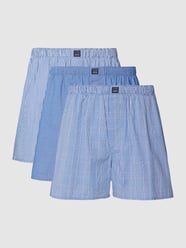 Boxershorts mit Label-Patch im 3er-Pack von Christian Berg Men Blau - 29