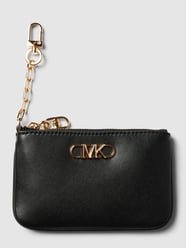 Etui na karty z aplikacją z logo model ‘KEY CARD HOLDER’ od MICHAEL Michael Kors Czarny - 4