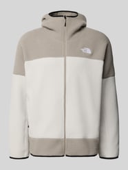 Kurtka z polaru z kapturem i wyhaftowanym logo od The North Face - 7
