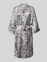 Kimono mit Bindegürtel Modell 'Jean' von CCDK Copenhagen Grau - 13