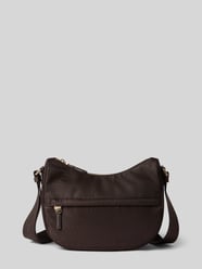 Halfmoon Bag mit Reißverschlussfach Modell 'SMALL LUNA' von BORBONESE - 1