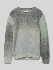 Regular fit gebreide pullover met kleurverloop van zacht katoen van Tom Tailor - 38