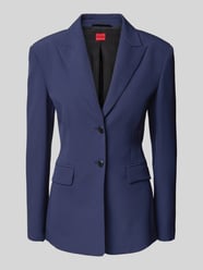 Żakiet o kroju slim fit z kołnierzem z połami model ‘Asmalla’ od HUGO - 10