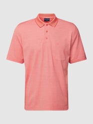 Poloshirt mit kurzer Knopfleiste und Logo-Stickerei von Christian Berg Men Rot - 43