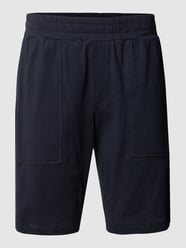 Sweatshorts aus Baumwolle von Marc O'Polo Blau - 36