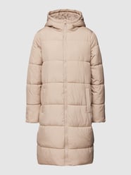 Umstands-Steppmantel mit Kapuze von Mamalicious Beige - 38